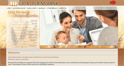 Desktop Screenshot of greatplainsbank.com